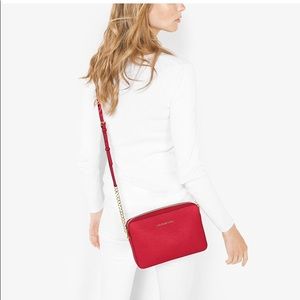 Michael Kors Saffiano leather crossbody bag
